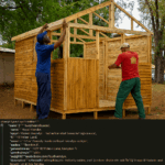 Wendy Houses Walkerville being constructed